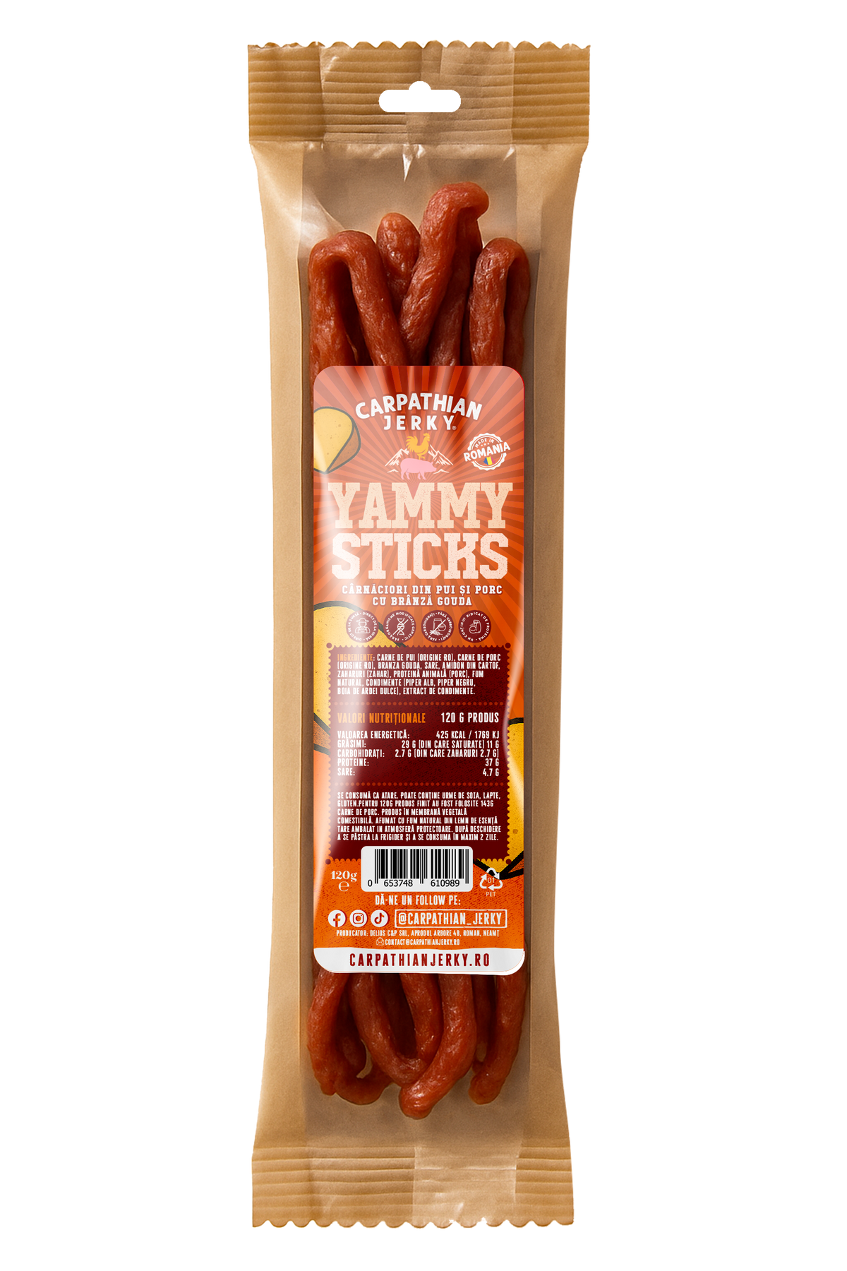 Carpathian Jerky Yammy Sticks