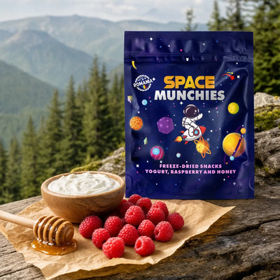 Space Munchies Iogurte Liofilizado com Framboesa e Mel